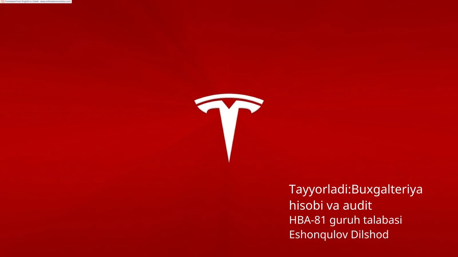 Tesla kampaniyasi marketing