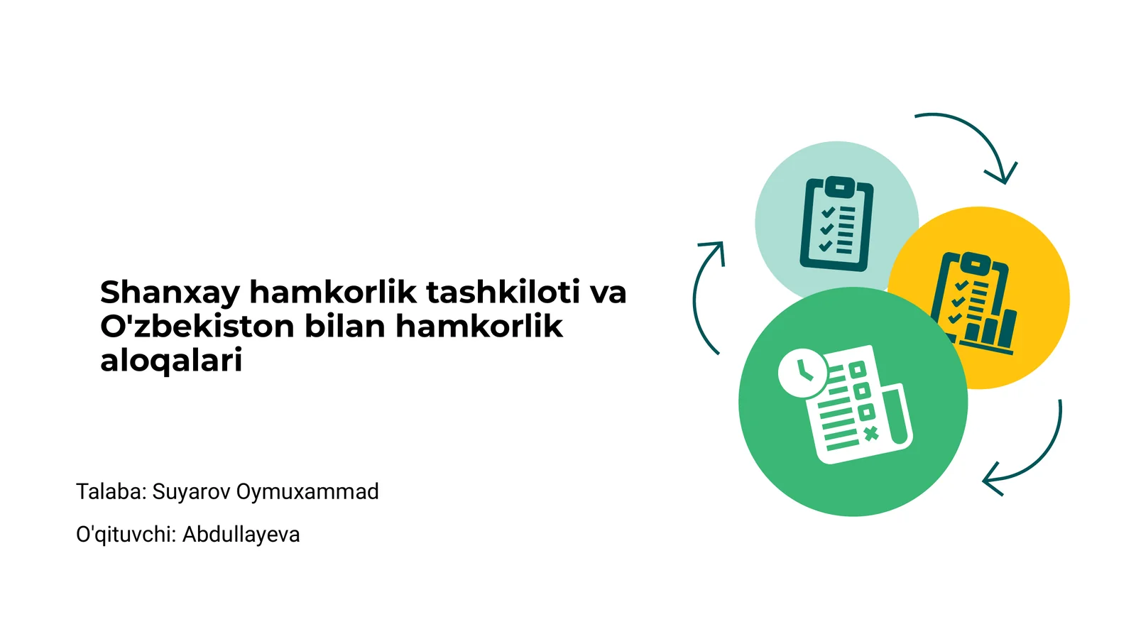 Shanxay Hamkorlik Tashkiloti va O'zbekiston bilan hamkorlik aloqalari