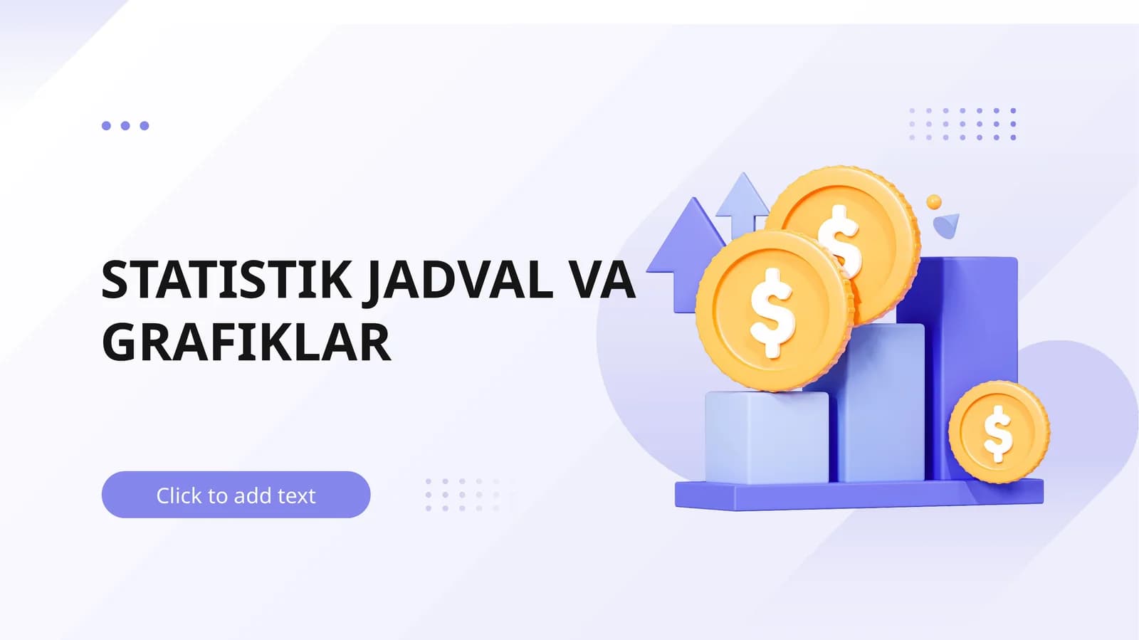 Statistik jadvallar va diogrammalar