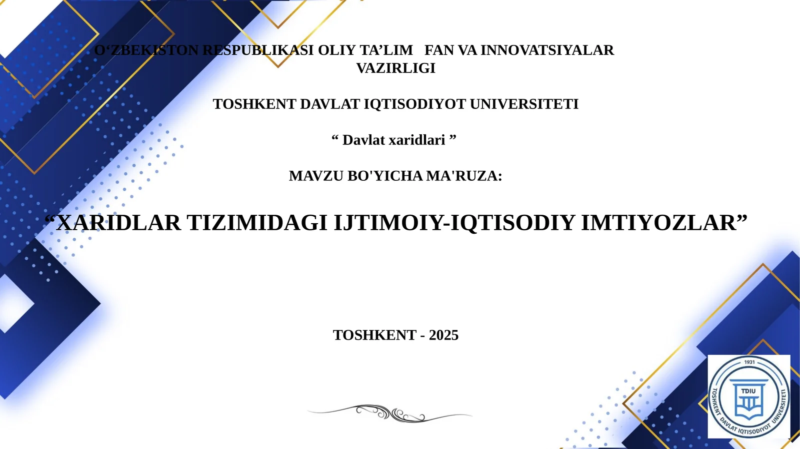 davlat xaridlari